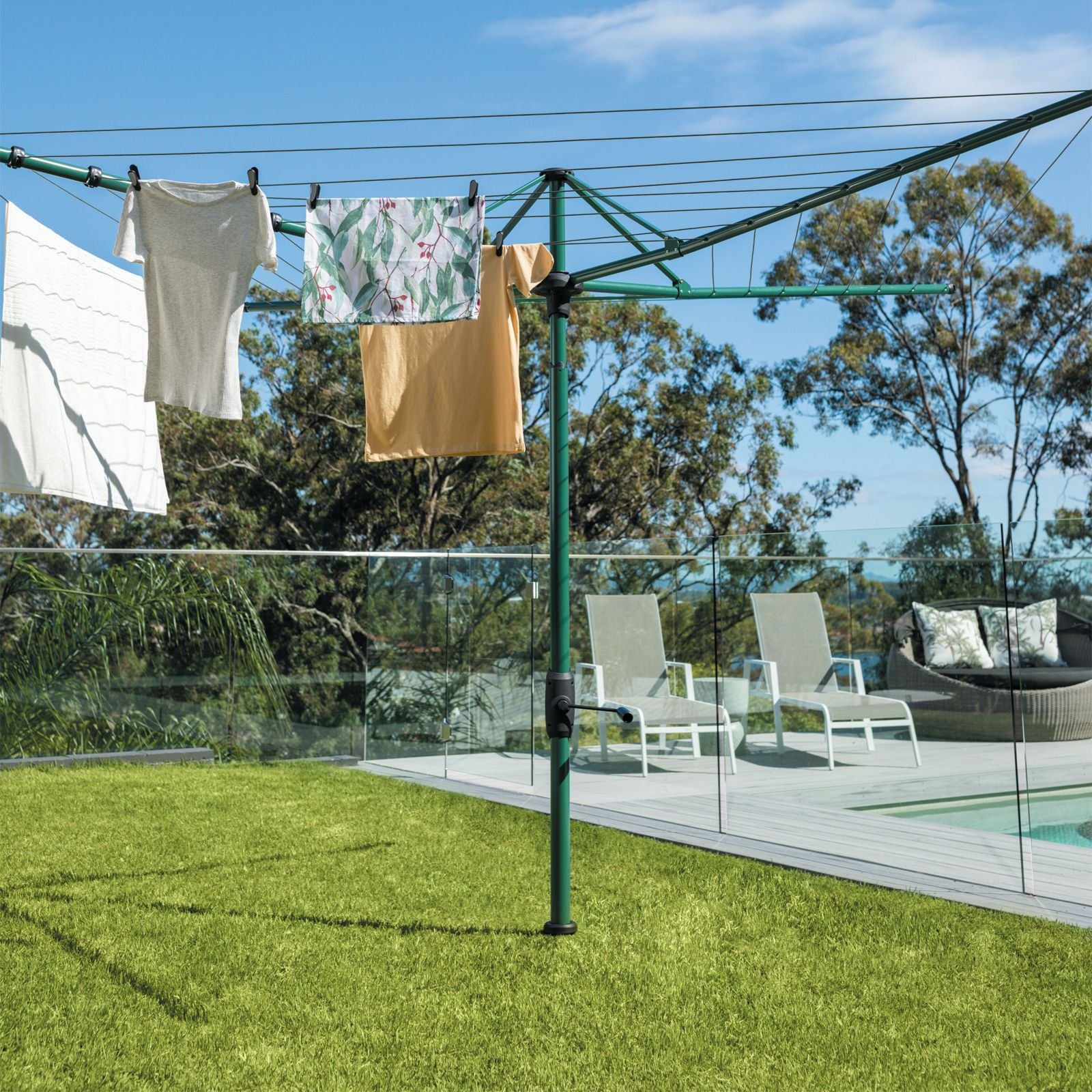 Hills 4 arm online rotary washing line